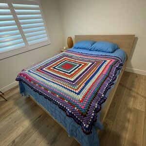 Multicolor Crochet Quilt/Throw Blanket